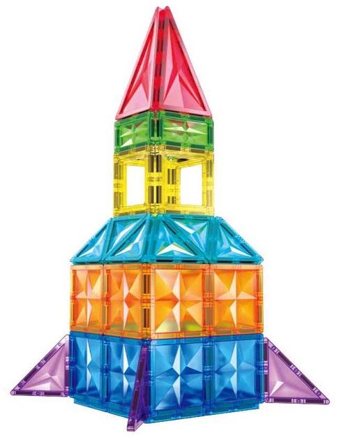 Klocki magnetyczne Jumbo 58 elementów MX0516070 (8713218062808) - obraz 2