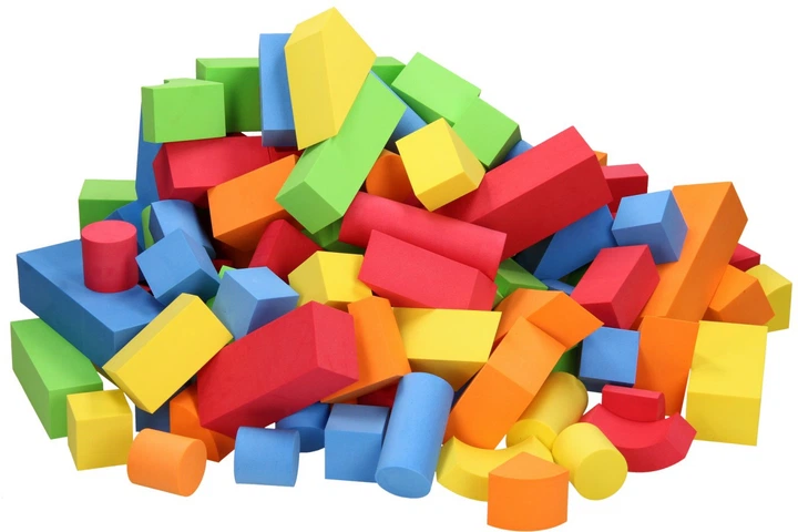 Набір пінистих блоків Xie Jia Creative 131 елемент U2812 (8718012059030) - зображення 2