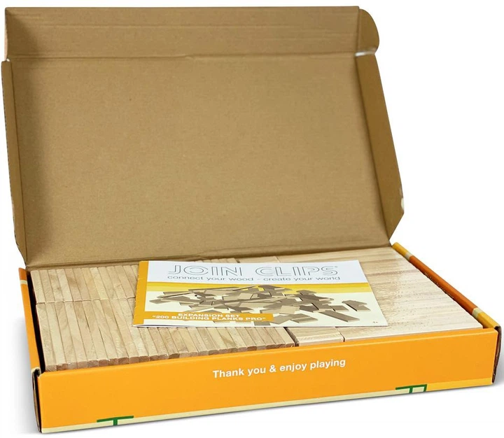 Набір дерев’яних кубиків Join Clips Expansion 200 елементів JC200 (7110933940243) - зображення 2