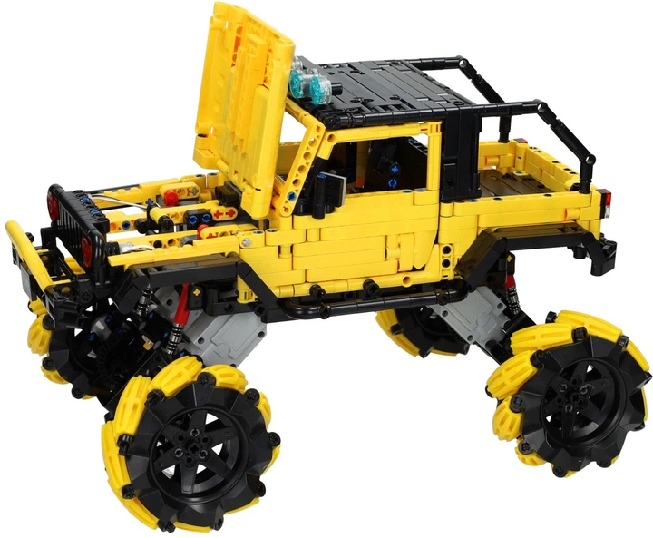 Klocki konstrukcyjne Happy Builo Pickup truck: Road king 1490 elementów 01360763 (8713218063553) - obraz 4