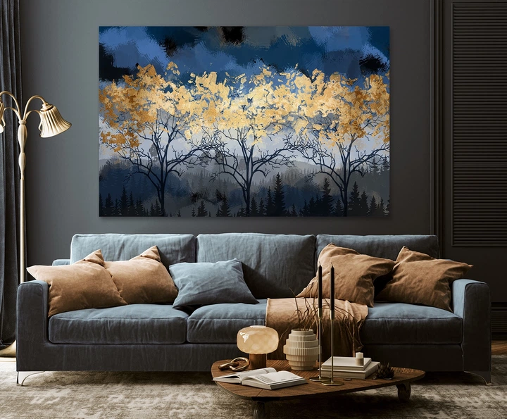 Картина на холсте Art Dekors Абстракция 80x160 см MLP 195 - изображение 3