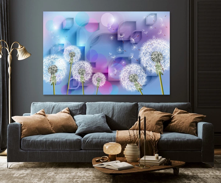 Картина на полотні Art Dekors Абстракція Кульбаба 80x160 см MLP 338 - зображення 3
