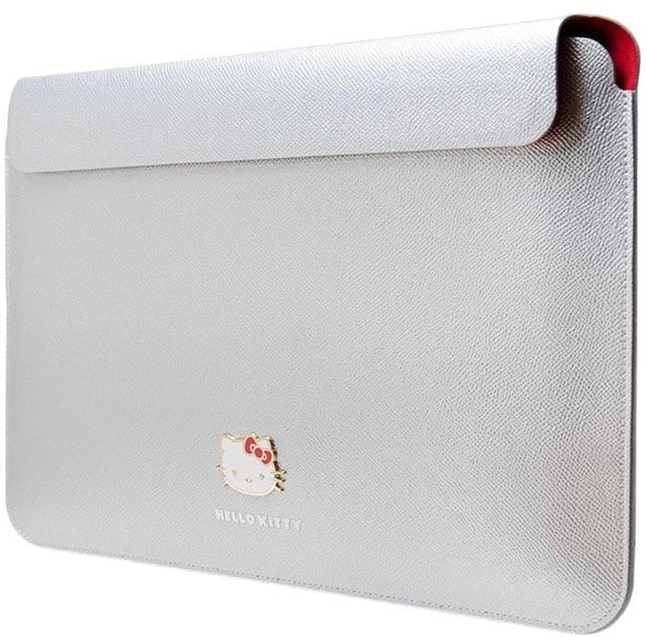 Чехол для ноутбука Hello Kitty PU Metal Logo 14" Silver (3666339190392) - Фото 2 Чехол для ноутбука Hello Kitty PU Metal Logo 14" Silver (3666339190392) - изображение 2