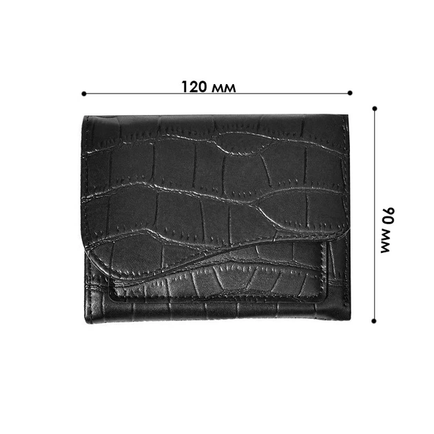 Женский кошелек EASTERN STAR C393-1 Black для купюр и карт повседневный - Фото 6 Женский кошелек EASTERN STAR C393-1 Black для купюр и карт повседневный - изображение 6