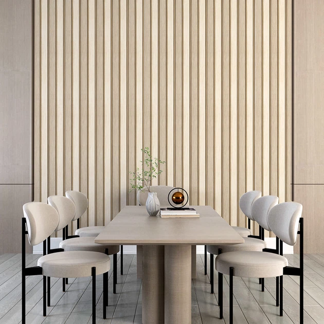 Декоративная стеновая рейка Sticker Wall PS Бжевый 2900x120x12 мм (SW-00001750) - изображение 4