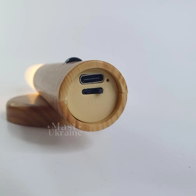 Светильник настенный LED с датчиком движения Induction lamp, беспроводная аккумуляторная LED лампа-ночник под дерево с теплым светом и магнитным креплением, для спальни, коридора, декора Светлое дерево AND-850-LightWood - изображение 7