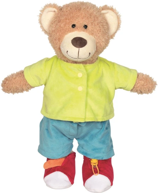 Maskotka Goki Teddy Brommel do nauki ubierania 45 cm 50952 (4013594509527) - obraz 3