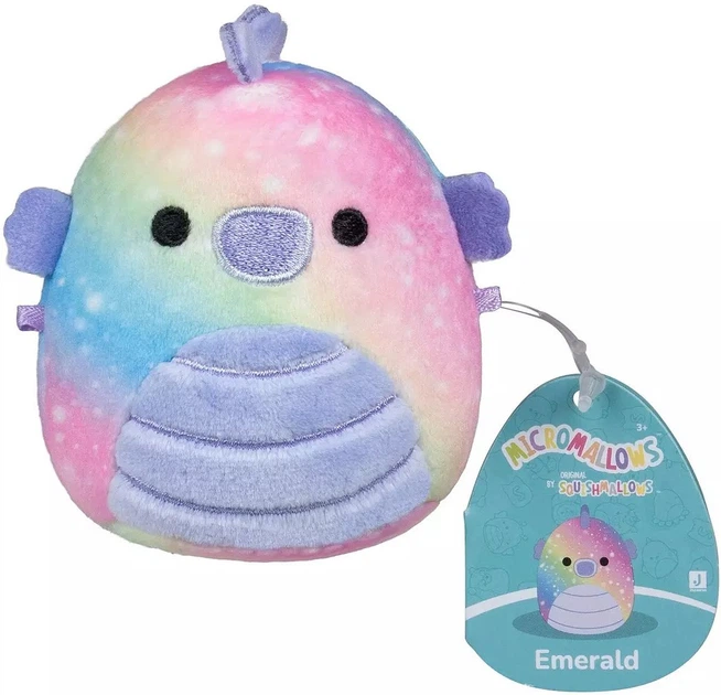 Набір м'яких іграшок Squishmallows Micromallows: Greer, Sloan, Emerald, Oz, Scarlet, Ald 6 шт 4530350 (191726764694) - зображення 5