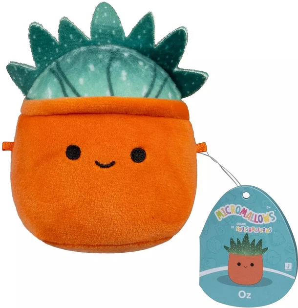 Набір м'яких іграшок Squishmallows Micromallows: Greer, Sloan, Emerald, Oz, Scarlet, Ald 6 шт 4530350 (191726764694) - зображення 7