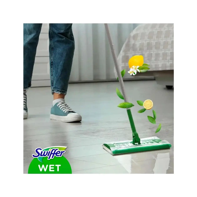 Вологі серветки для швабри Swiffer, 24 шт. - Фото 2 Вологі серветки для швабри Swiffer, 24 шт. - зображення 2