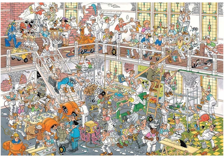 Puzzle Jan van Haasteren Jigsaw: Renowacja 3000 elementów 2051680 (8721017603283) - obraz 2