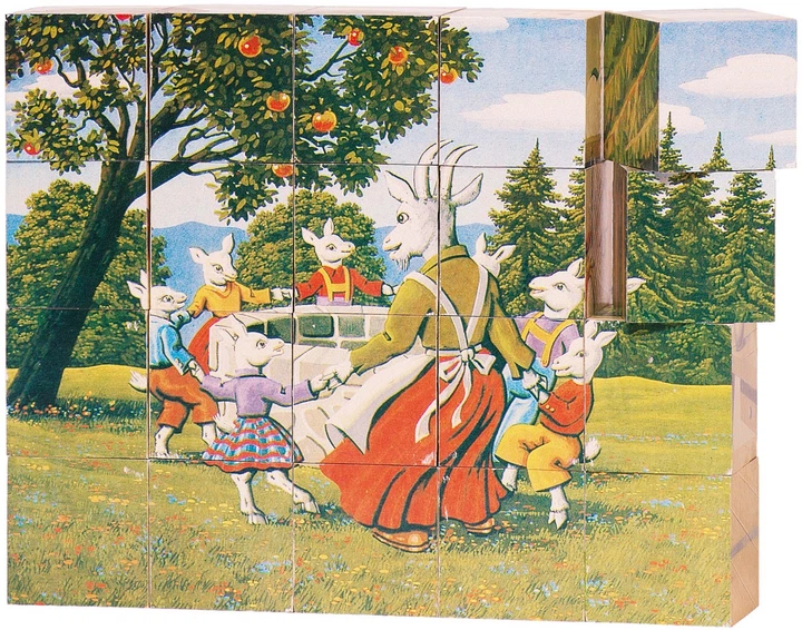 Puzzle drewniane Goki Bajki 20 elementów 5299578 (4013594578776) - obraz 2