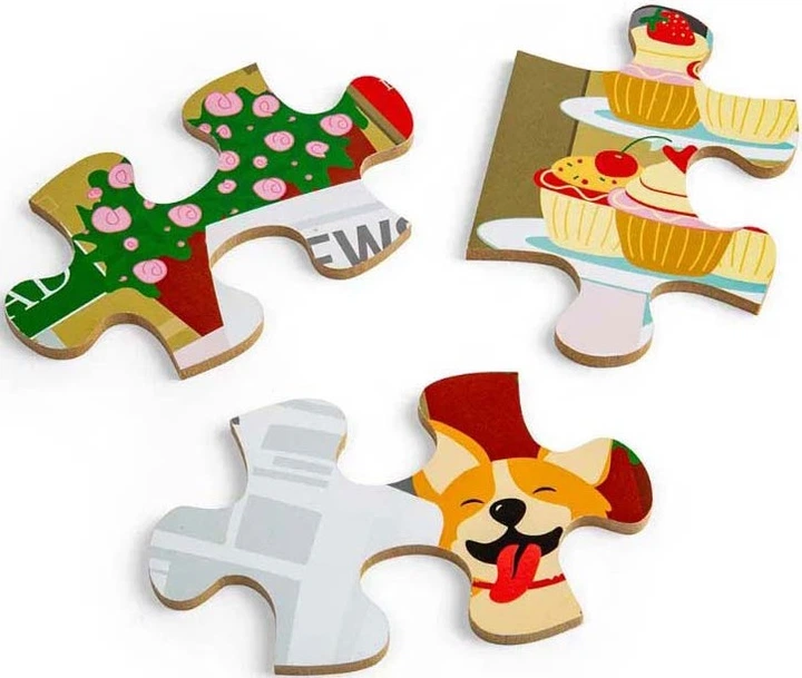 Пазл дерев'яний Bigjigs Місто Лондон 48 елементів 3000023 (691621850381) - зображення 5