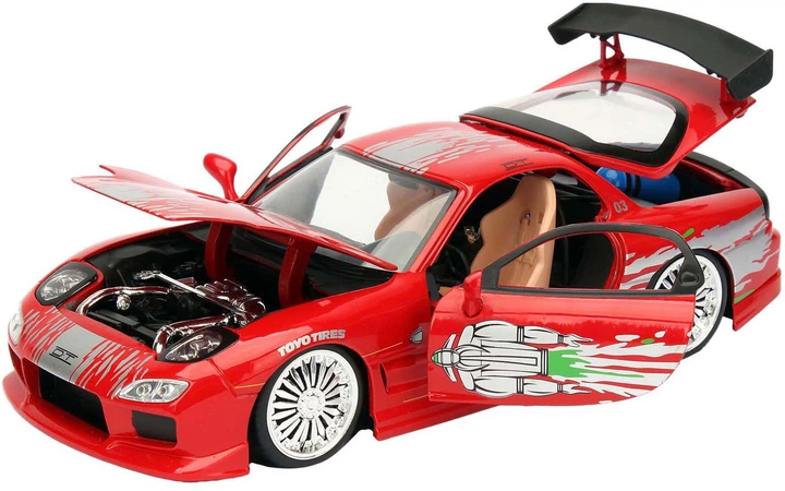 Metalowy model samochod Jada Toys Fast and Furious: Mazda RX-7 1993 1:24 5699797 (4006333097782) - obraz 2