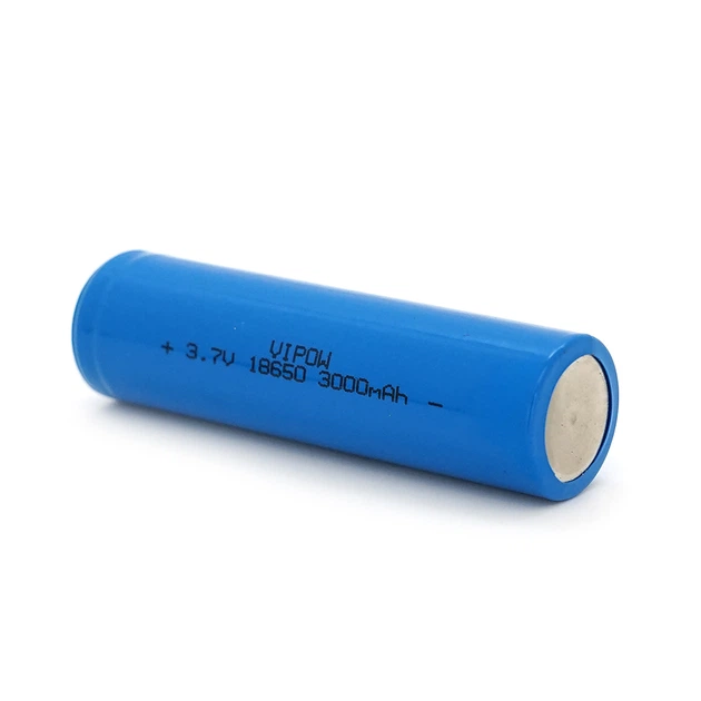 Аккумулятор 18650 Li-Ion Vipow ICR18650 TipTop, 3000mAh, 3.7V, Blue ICR18650-3000mAhTT - Фото 3 Аккумулятор 18650 Li-Ion Vipow ICR18650 TipTop, 3000mAh, 3.7V, Blue ICR18650-3000mAhTT - изображение 3