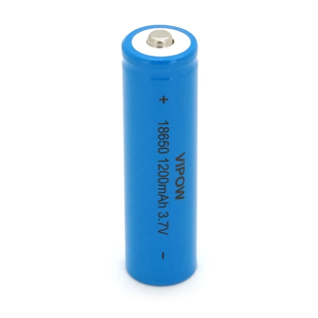 Аккумулятор 18650 Vipow ICR18650-1200mAhTT 1200mAh литий-ионный, - Фото 1 Аккумулятор 18650 Vipow ICR18650-1200mAhTT 1200mAh литий-ионный, - изображение 1