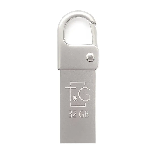 Флешка T&G 027 32GB металева - Фото 1 Флешка T&G 027 32GB металева - изображение 1
