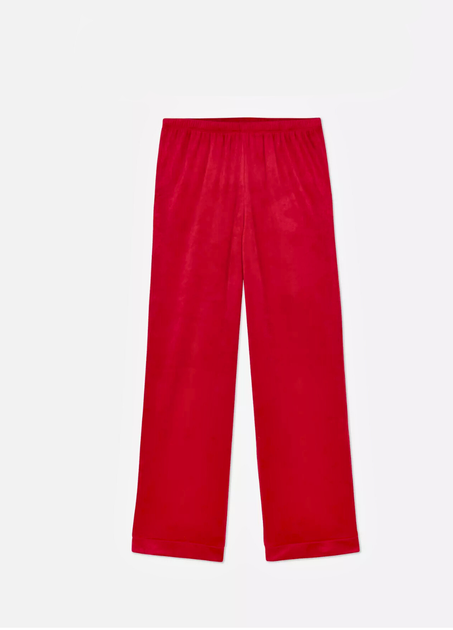 Плюшевые пижамные штаны Primark Soft Touch Boyfriend Pyjamas M для дома и сна Красный (8570) - Фото 4 Плюшевые пижамные штаны Primark Soft Touch Boyfriend Pyjamas M для дома и сна Красный (8570) - изображение 4