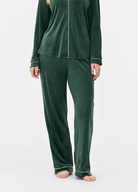 Плюшевые пижамные штаны Primark Soft Touch Boyfriend Pyjamas S для дома и сна Зеленый (8572) - Фото 1 Плюшевые пижамные штаны Primark Soft Touch Boyfriend Pyjamas S для дома и сна Зеленый (8572) - изображение 1