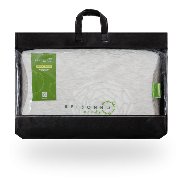 Подушка BELSONNO VERDE CLASSIC 60х40х14 см Light-gray (R4461130820250) - Фото 4 Подушка BELSONNO VERDE CLASSIC 60х40х14 см Light-gray (R4461130820250) - изображение 4