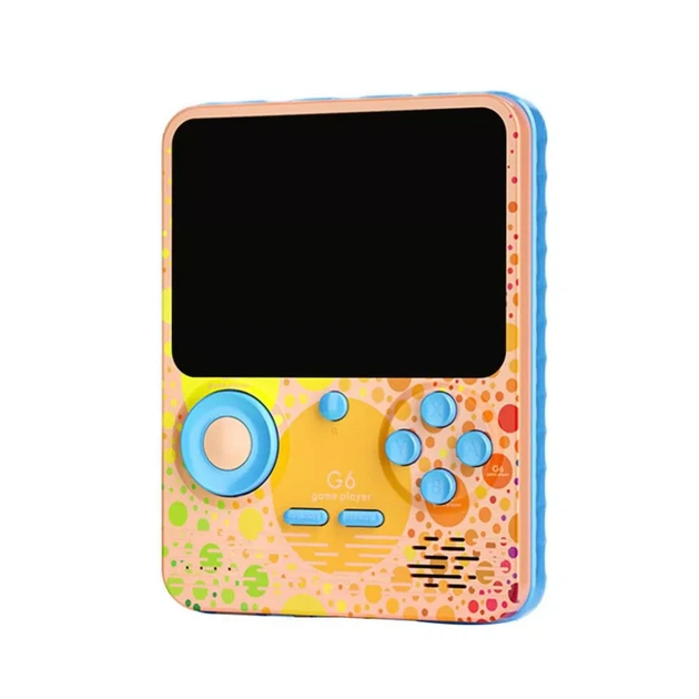 Портативная игровая консоль G6 3.5 дюйма 6000mAh Pink - Фото 1 Портативная игровая консоль G6 3.5 дюйма 6000mAh Pink - изображение 1