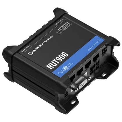 Промышленный сотовый маршрутизатор Teltonika RUT906 с 4G LTE, Wi-Fi, RS-232, RS-485 - Фото 2 Промышленный сотовый маршрутизатор Teltonika RUT906 с 4G LTE, Wi-Fi, RS-232, RS-485 - изображение 2