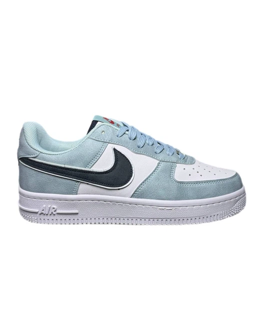 Чоловічі кросівки демісезонні AIR Force 41 White-Blue - Фото 1 Чоловічі кросівки демісезонні AIR Force 41 White-Blue - зображення 1