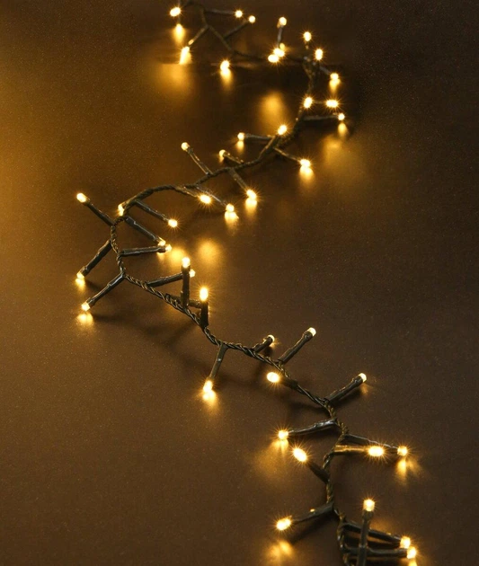 Гирлянда Новогодняя светодиодная «Феерверк» VALESO многорежимная, 200 LED, 2.3 м, теплый свет, зеленый провод - изображение 2