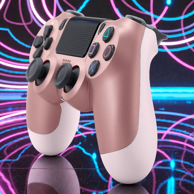 Бездротовий джойстик для PS4 Rose Gold ігровий геймпад Bluetooth джойстик Dual Shock PS4 - зображення 3