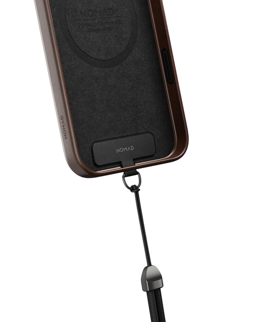 Чехол Nomad Traditional Horween Rustic Brown для iPhone 17 Pro Max - Фото 5 Чехол Nomad Traditional Horween Rustic Brown для iPhone 17 Pro Max - изображение 5