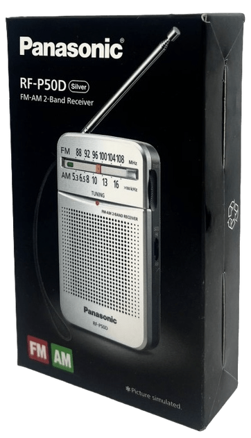 Радіоприймач Panasonic RF-P50DGC-S з навушником у комплекті - Фото 8 Радіоприймач Panasonic RF-P50DGC-S з навушником у комплекті - зображення 8