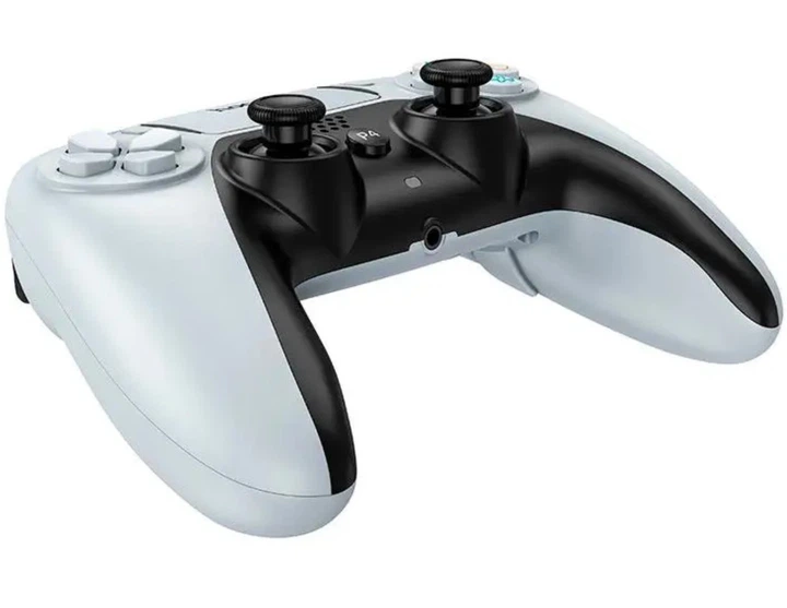 Геймпад Hoco GA1 универсальный Bluetooth контроллер 6-Axis, RGB, с вибрацией, для PS4, Android, iOS, Windows - White - изображение 3