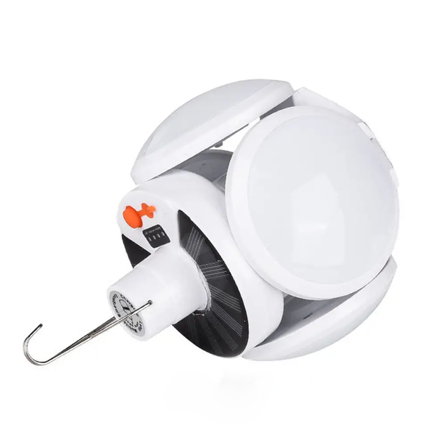 Аккумуляторный фонарь с солнечной панелью для кемпинга USB BL 2029 ( см11607 ) - изображение 3