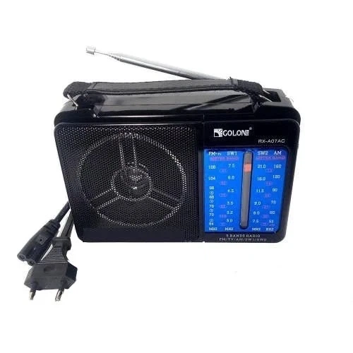 Музыкальный цифровой переносной FM-радиоприемник GOLON RX-A07 Черный (MX-9007) - изображение 2