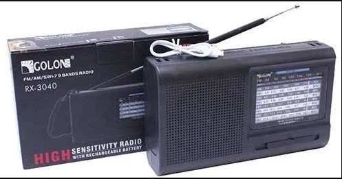 Радиоприемник Golon RX-3040 со встроенным аккумулятором ( Черный) размер 205× 125×55(MX-00009661) - изображение 4