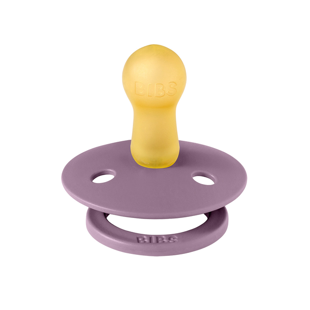 Пустышка BIBS Colour Latex Round (круглая) от 6 мес– Mauve - изображение 2