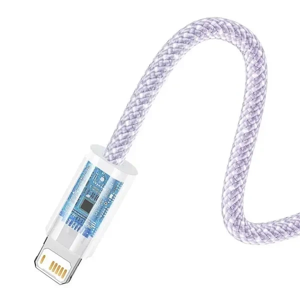 Кабель Baseus Dynamic Series Fast Charging Lightning 2.4A (1m) purple (CALD000405) - изображение 5