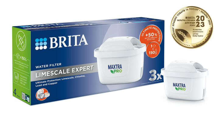 Набор картриджей BRITA Maxtra Pro Limescale для жесткой воды 3 шт (1051769) - изображение 6