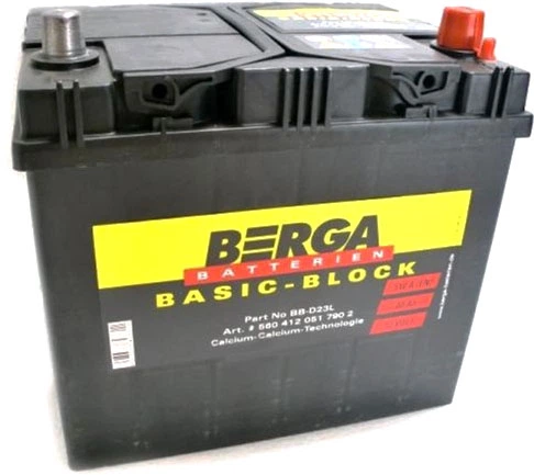 Автомобильный аккумулятор BERGA Basic-Block 60А Ев (-/+) ASIA (510EN ...