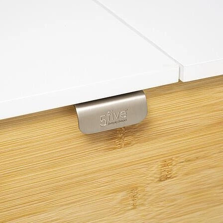 Toaletka 5five Simply Smart Levia w skandynawskim stylu bambusowa (3560237590240) - obraz 4