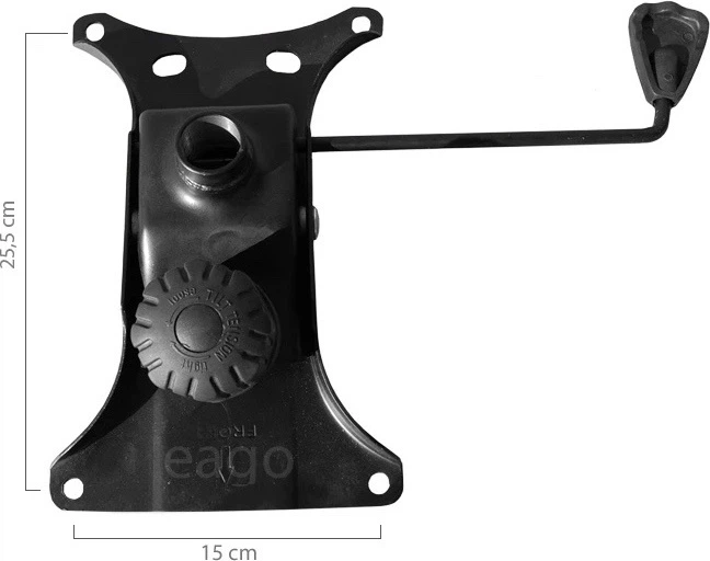 Mechanizm do bujania Tilt Sofotel do foteli biurowych 15x25.5 cm (5902041316322) - obraz 2