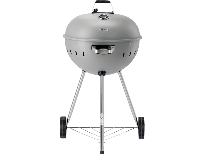 Grill węglowy YATO YG-20301 okrągły 54 cm Szary (5906083117190) - obraz 2