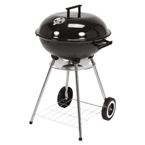 Grill węglowy Lund 99906 okrągły 41 cm Czarny (5906083093258) - obraz 3