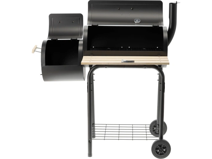 Grill węglowy Lund 99901 okrągły z wędzarnią 60 x 30 cm (5906083093203) - obraz 3