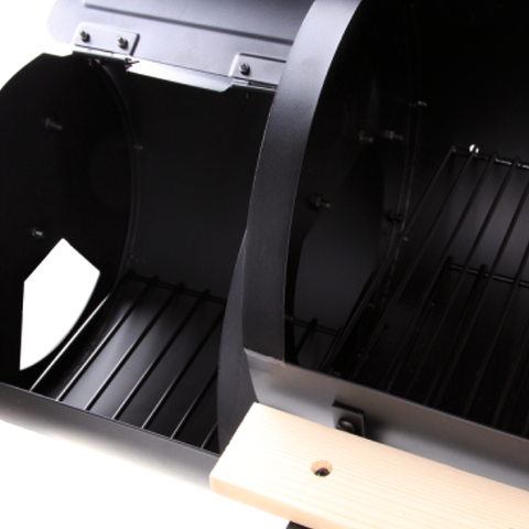 Grill węglowy Lund 99901 okrągły z wędzarnią 60 x 30 cm (5906083093203) - obraz 10