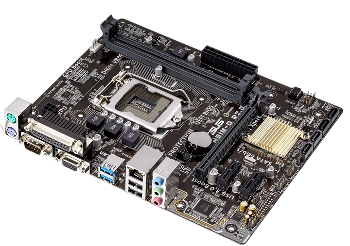 Материнська плата Asus H81M-D R2.0 LGA 1150 (H81M-D R2.0) Б/В - зображення 2