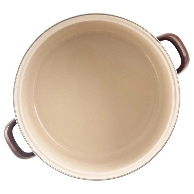Garnek Orion Brown emaliowany Brązowy 32 cm 11.5 l (8592381213039) - obraz 3