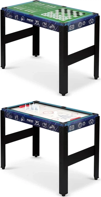 Ігровий стіл Neo Sport 12в1 106x59x90 см Чорний NS-801 (5903890605810) - зображення 6