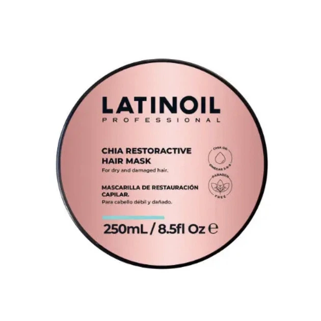 Відновлююча маска для волосся LATINOIL CHIA RESTORACTIVE HAIR MASK 250 ML - зображення 2