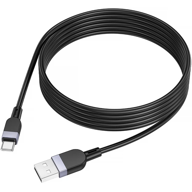 Дата кабель HOCO X109 Energy silicone USB to Type-C (2m) (Black) (243747) - изображение 3